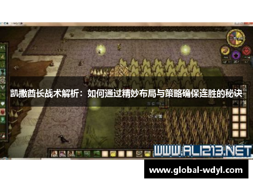 凯撒酋长战术解析：如何通过精妙布局与策略确保连胜的秘诀