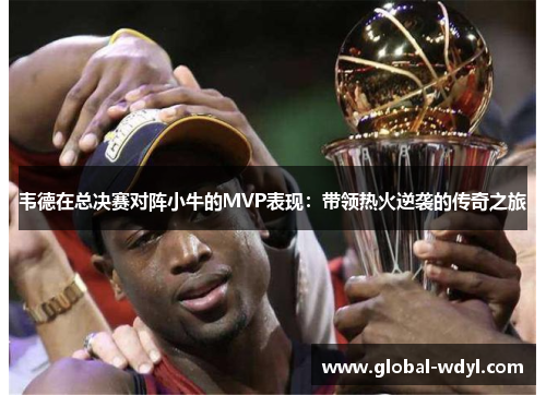 韦德在总决赛对阵小牛的MVP表现：带领热火逆袭的传奇之旅